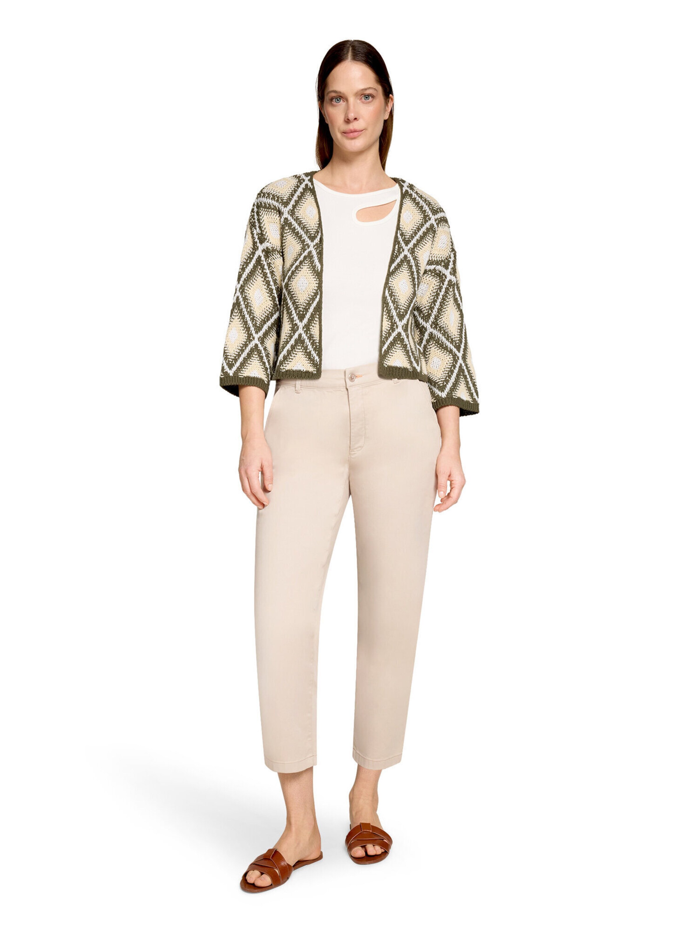 Cardigan Cartoon en vert