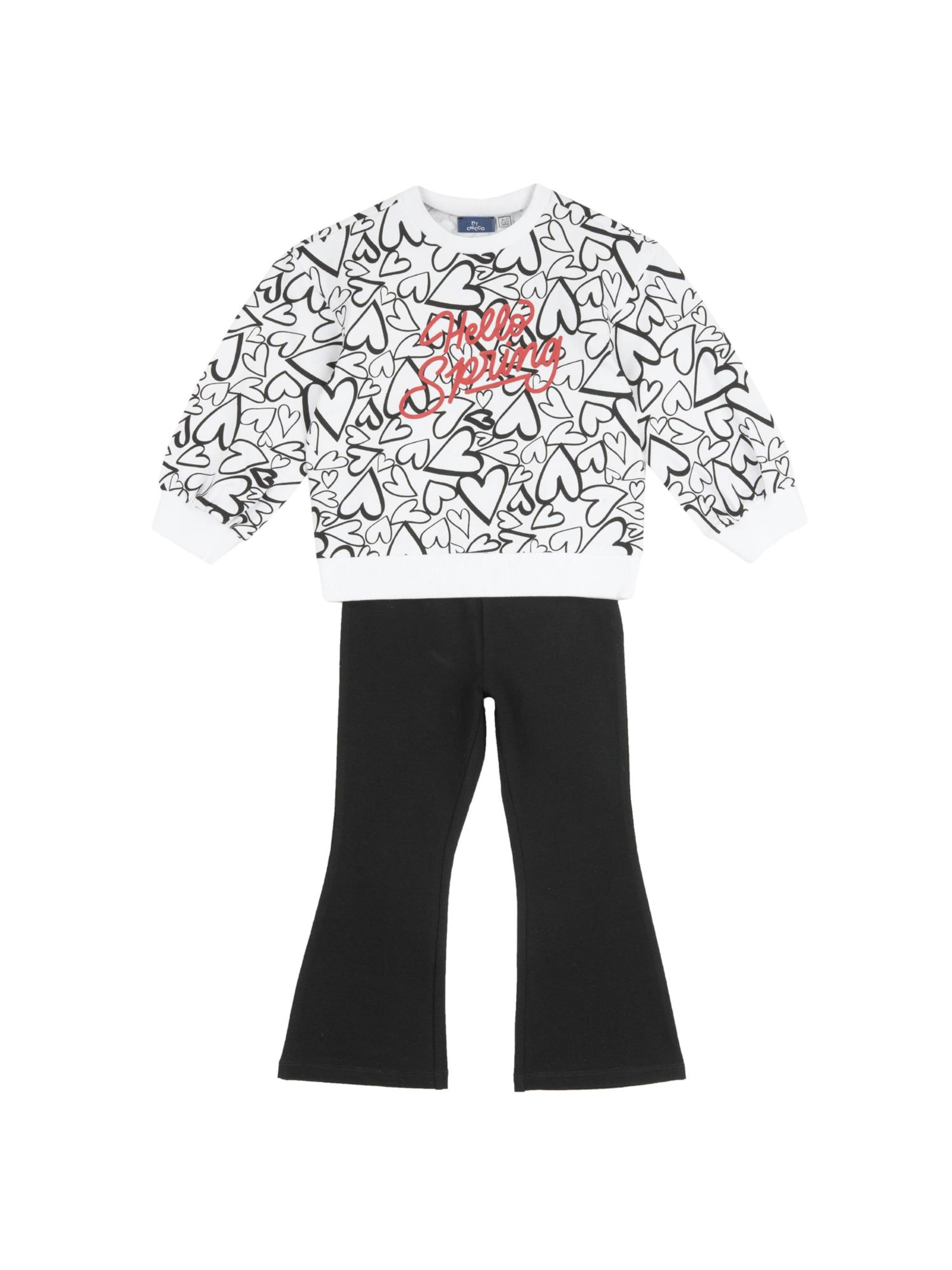 Chicco Szettek - fehér: elől