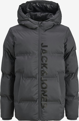 JACK & JONES Winter Jacket 'JJKAITO PUFFER' in Grey: front