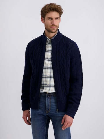 PIERRE CARDIN Knit cardigan in Blue: front