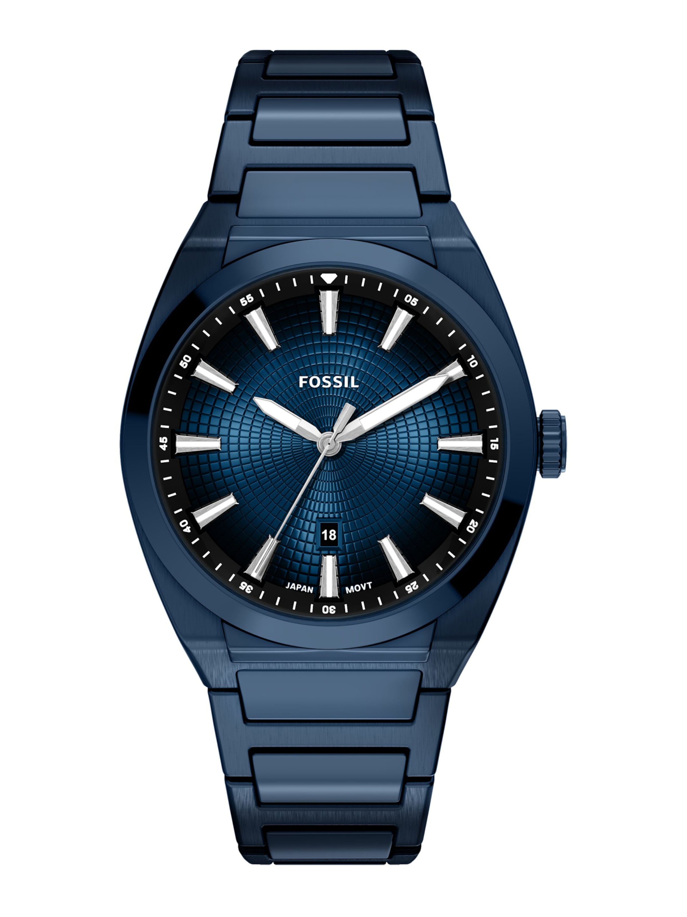 FOSSIL - Relógios analógicos 'EVERETT' em azul: frente