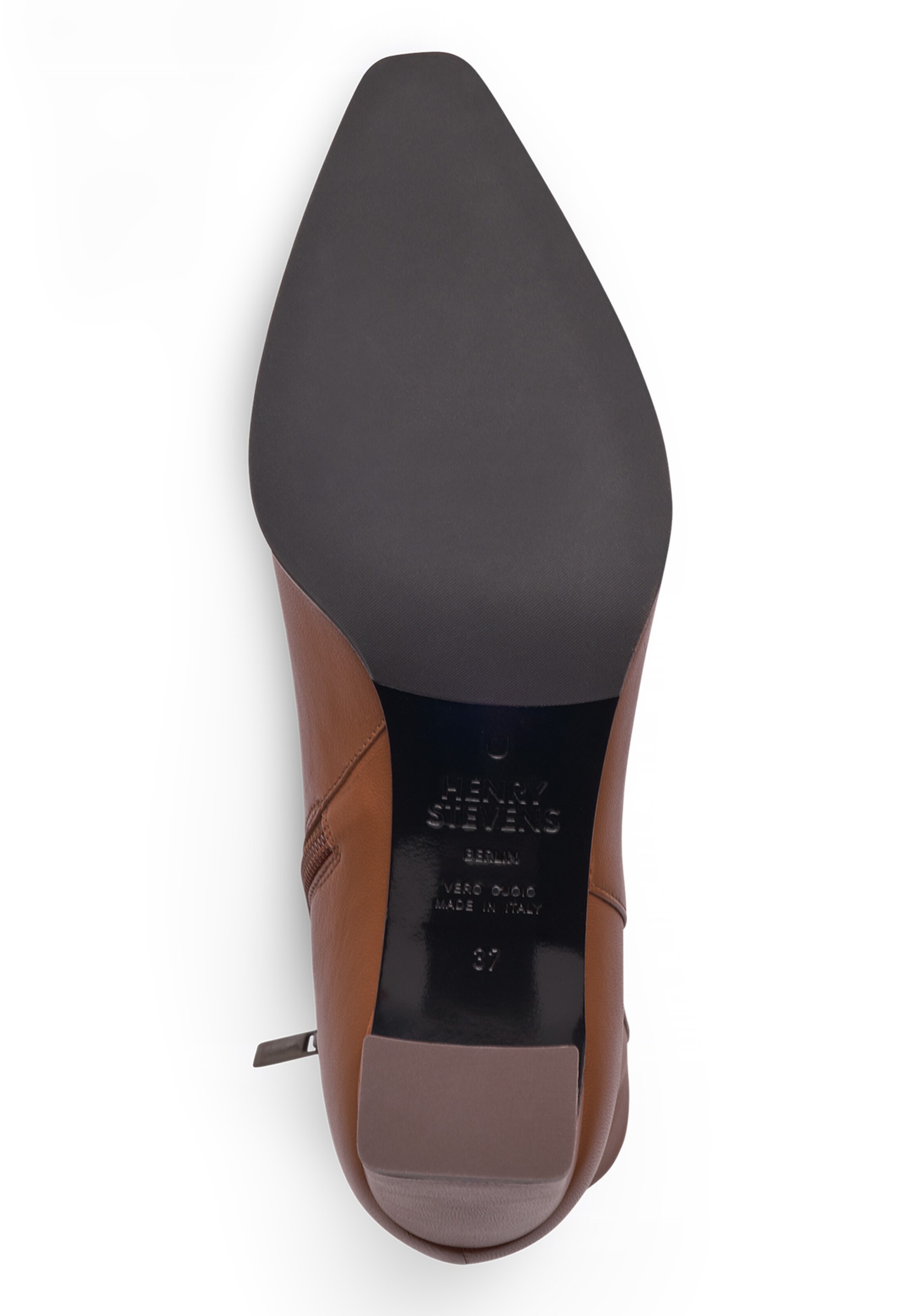 Henry Stevens Enkellaarsjes ' Madison ZB70 ' in Bruin