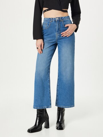 Dorothy Perkins Wide leg Jeans in Blauw: voorkant