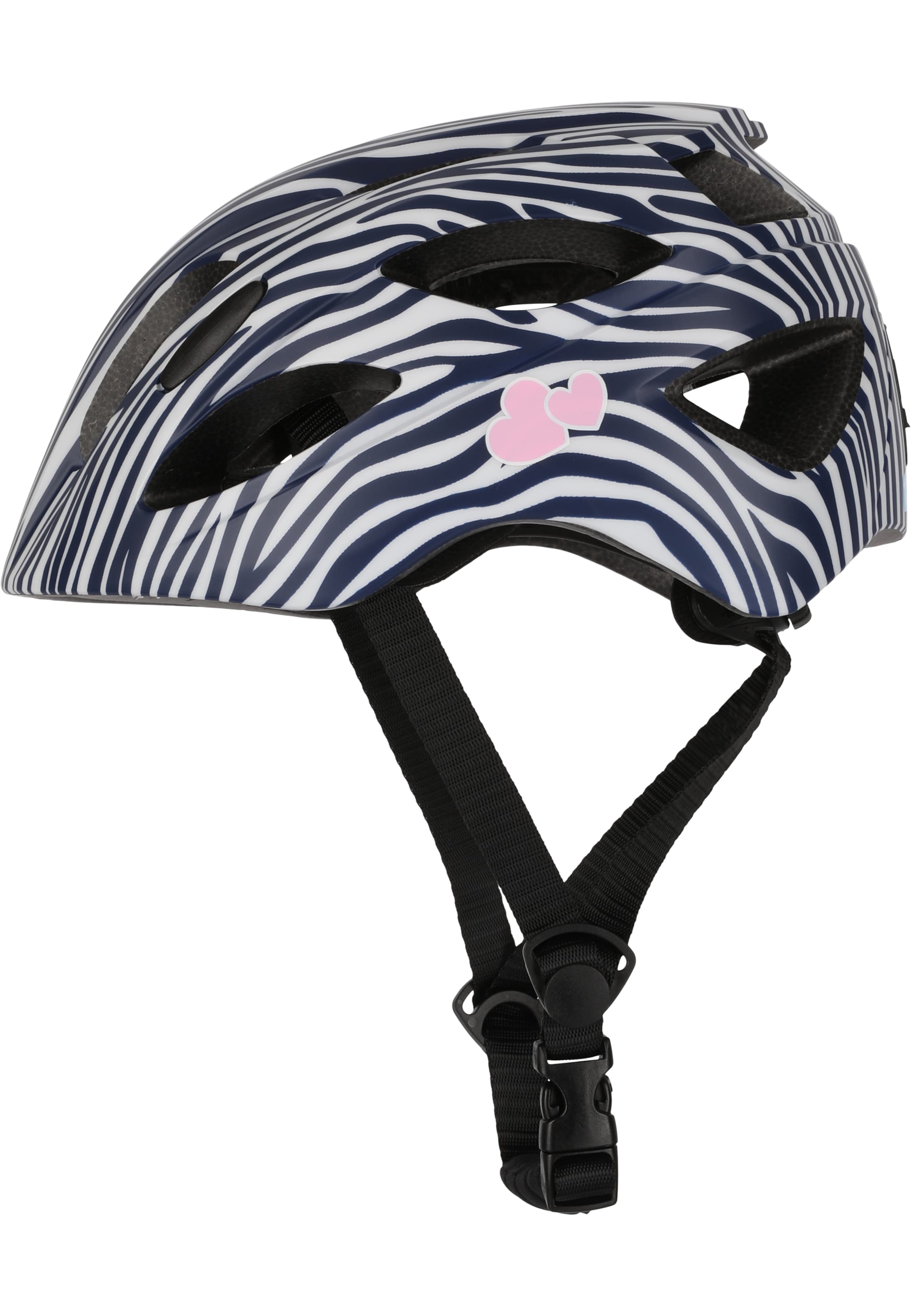 Crazy Safety Helmet 'Cool Stribes' in White