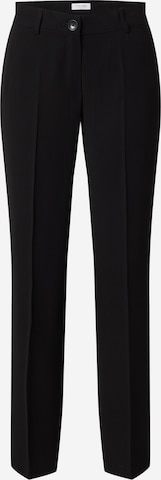 GERRY WEBER Pleated Pants 'Tuch' in Black: front