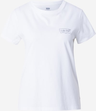 LEVI'S ® Shirts 'The Perfect Tee' i sølvgrå / hvid, Produktvisning
