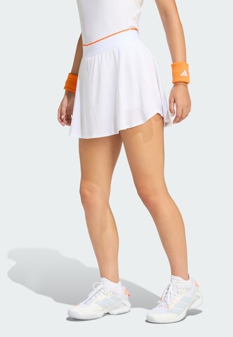 Jupe de sport 'Pro' ADIDAS PERFORMANCE en blanc : devant