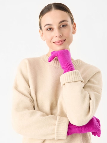 Gants CODELLO en rose : devant