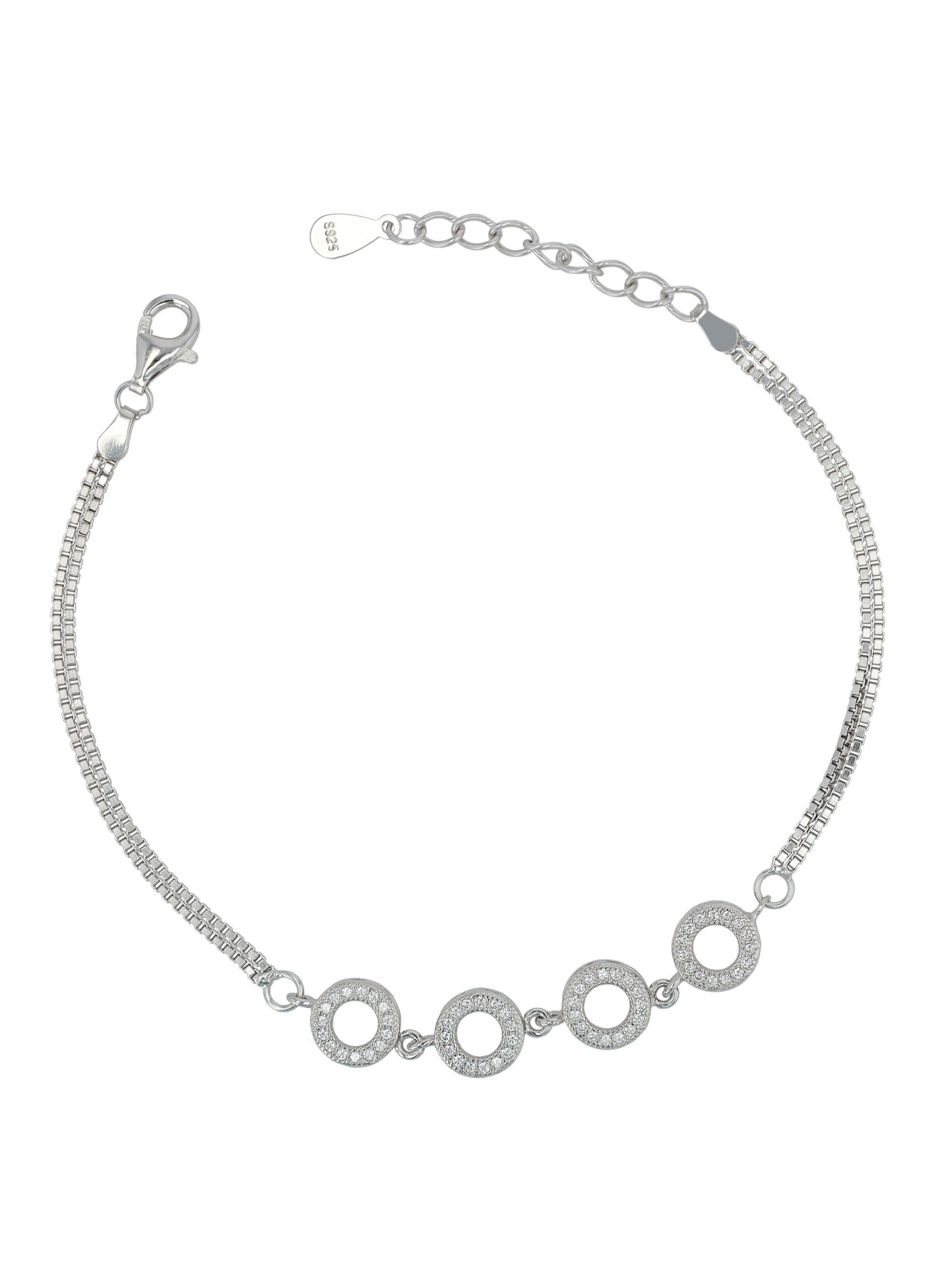 Akzent Bracelet 'Loreli' in Silver: front