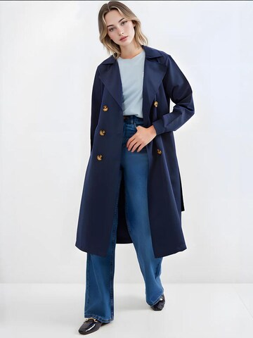 Manteau mi-saison Bigdart en bleu