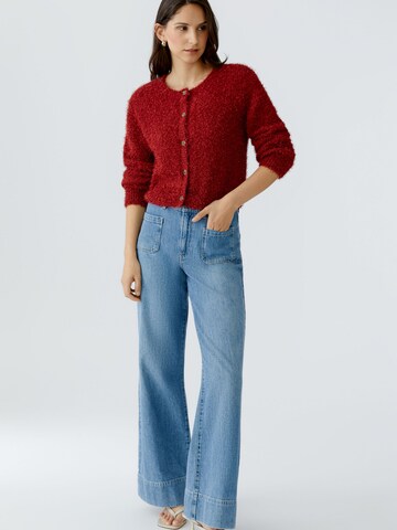 OUI Strickjacke in Rot