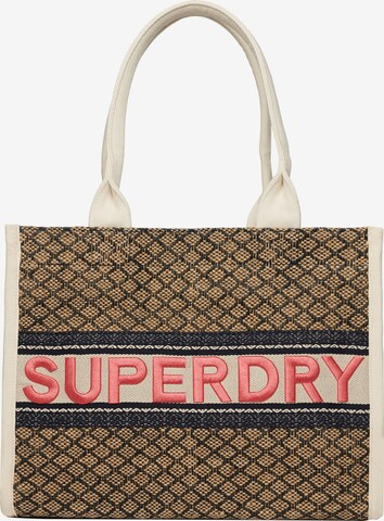 Superdry Handtas in Bruin: voorkant