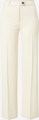 Bershka Regular Suorat housut värissä beige: edessä