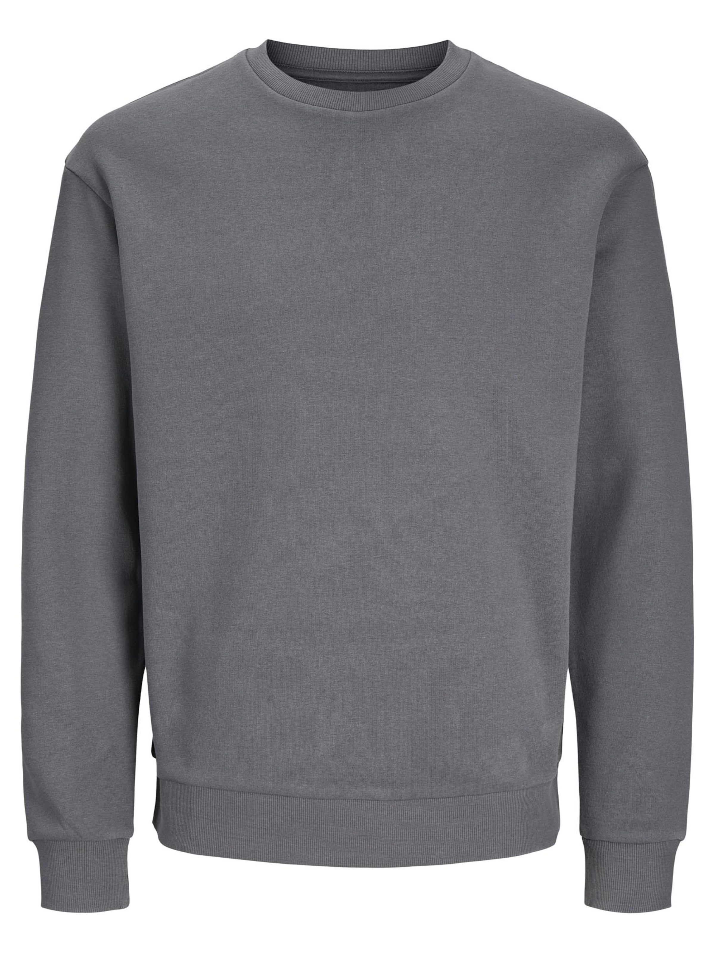 Bluză de molton 'Bradley' de la JACK & JONES pe gri: față