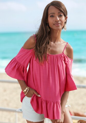 BUFFALO Bluse i pink: forside