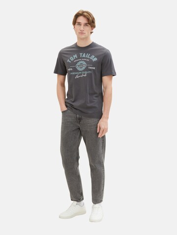 TOM TAILOR T-Shirt in Grau