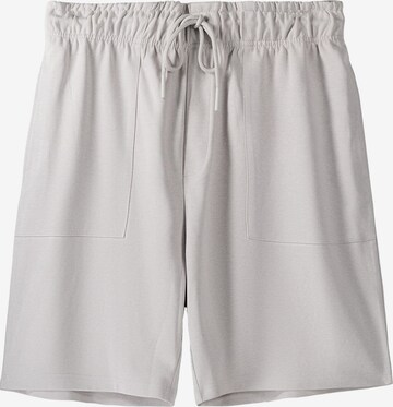 Bershka Loosefit Shorts in Grau: predná strana