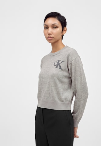 Calvin Klein Jeans - Pullover em cinzento: lateral