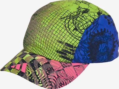 ADIDAS PERFORMANCE Urhelulippalakki 'x Jeremy Scott' värissä tummansininen / limetti / roosa / musta, Tuotenäkymä