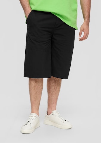 s.Oliver Regular Shorts in Schwarz: Vorderseite