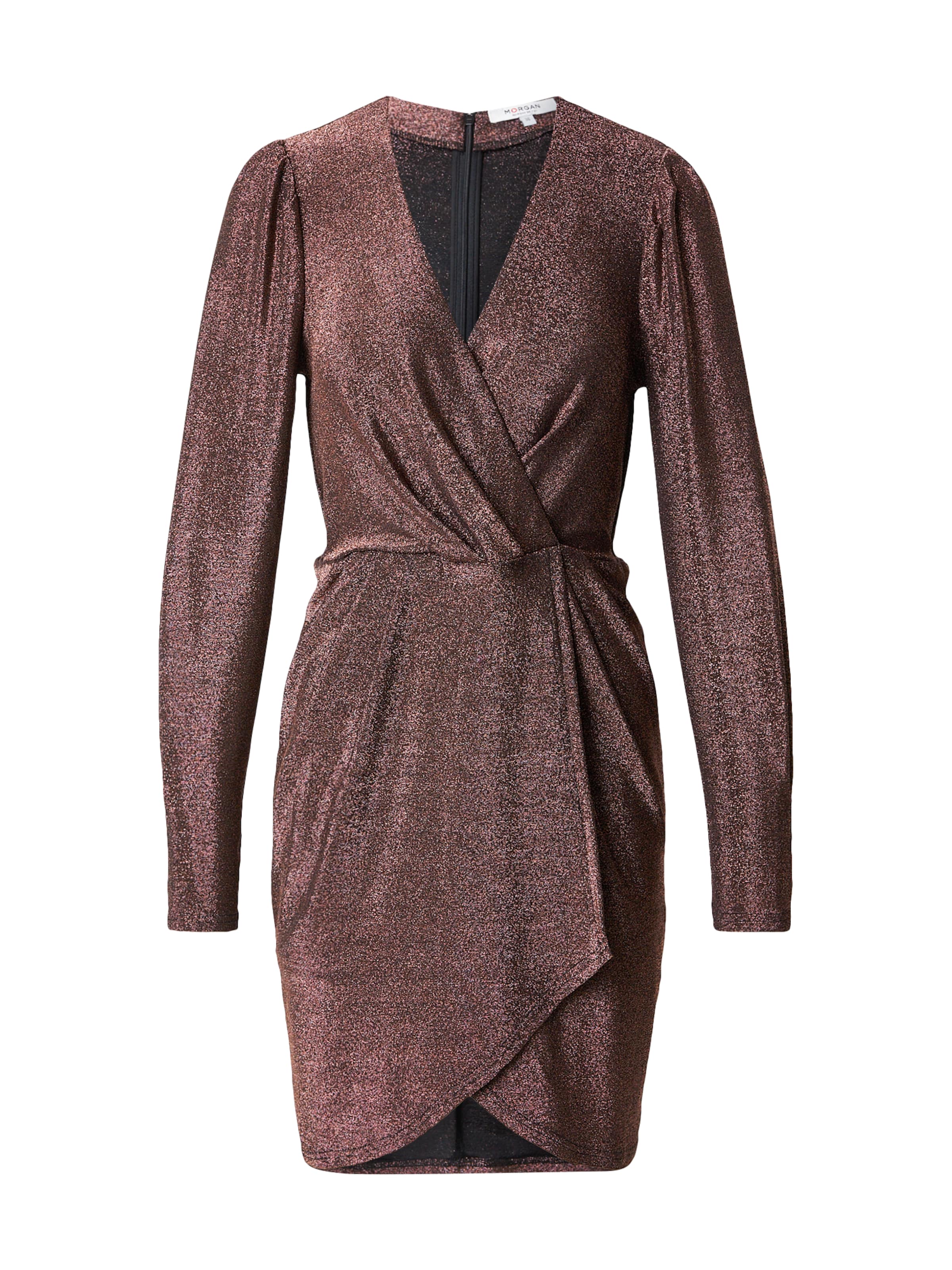 Morgan Φόρεμα κοκτέιλ '232-RNINO' σε καφέ: μπροστά