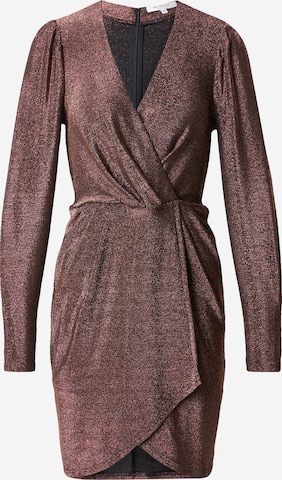 MorganKoktel haljina '232-RNINO' - smeđa boja: prednji dio