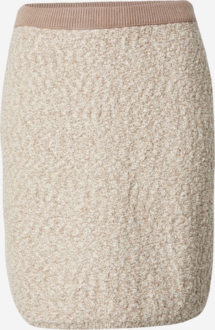 bēšs monari Svārki: no priekšpuses