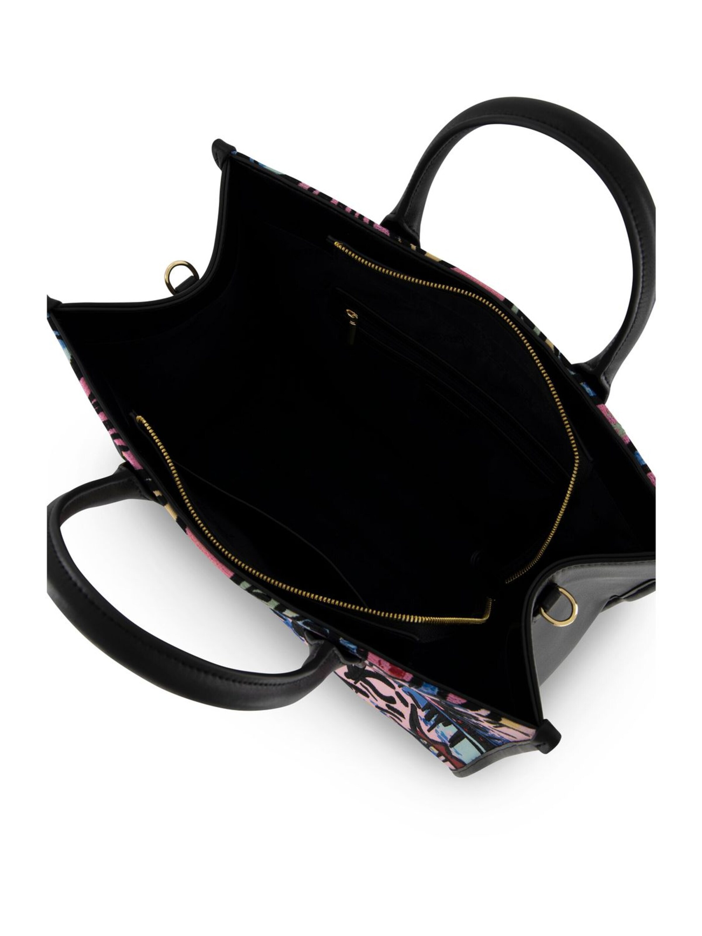 Borsa a mano 'Jacquard' di Braccialini in colori misti