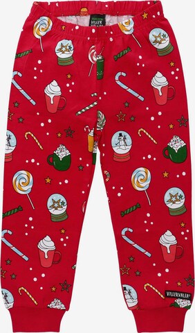 Villervalla Pajamas in Red