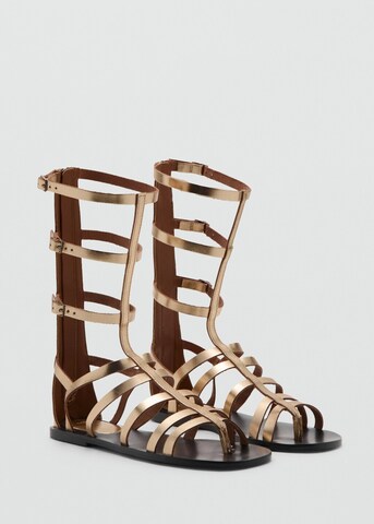 MANGO TEEN Sandals 'Ember' in Gold