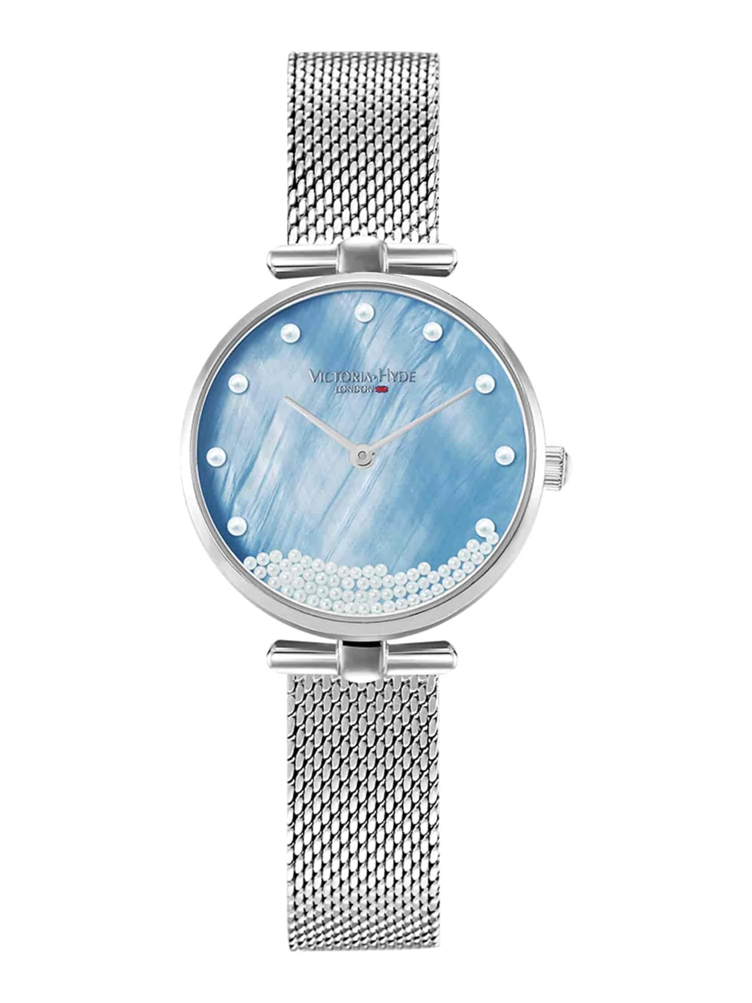 Montre à affichage analogique 'Pearl' Victoria Hyde en argent : devant