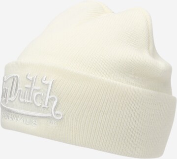 Bonnet 'FLINT' Von Dutch Originals en beige : devant