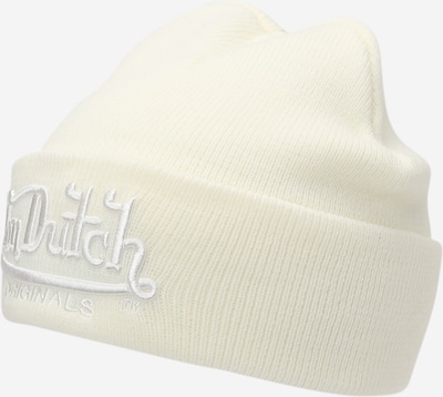 Von Dutch Originals Bonnet 'FLINT' en ivoire / blanc, Vue avec produit