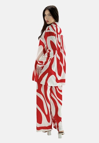 Regular Tenue d'intérieur Elara en rouge