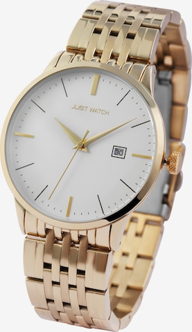 Just Watch Analog Watch 'Elia, Datumsanzeige' in Gold: front
