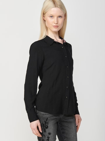 KOROSHI Blouse in Zwart