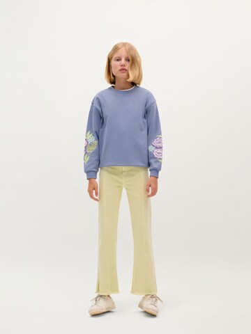 Scalpers Flared Jeans in Yellow: front