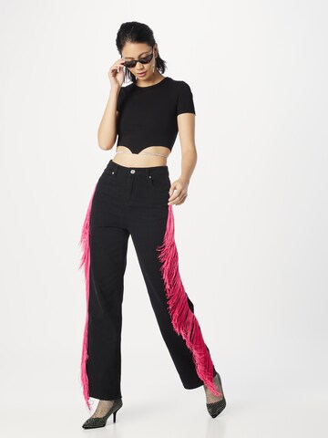 Nasty Gal Regular Jeans in Zwart