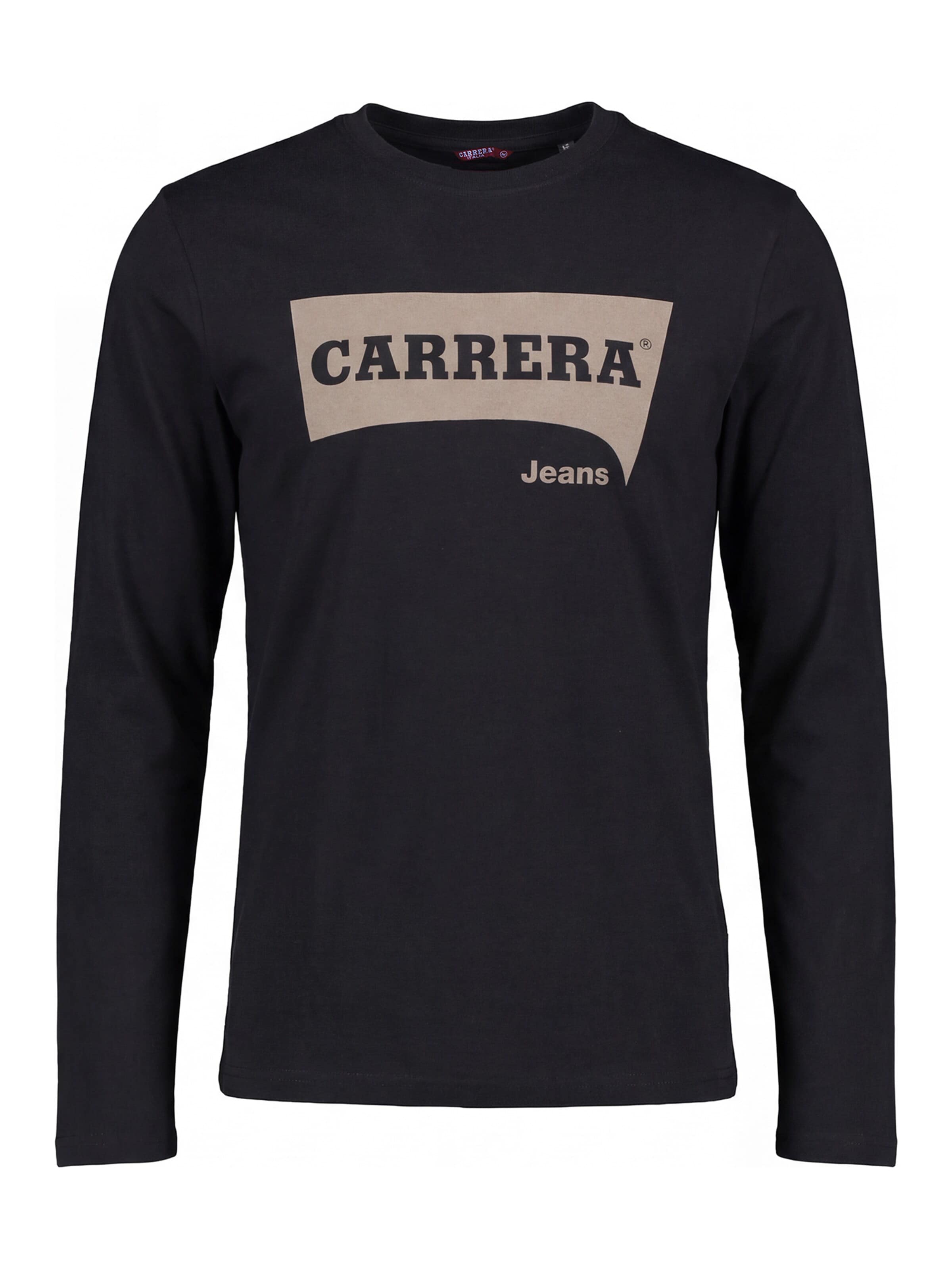 Carrera Jeans Shirt 'Logo Print'‌‌ in Schwarz