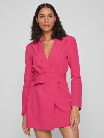 VILA Платье-рубашка 'Gery' в Ярко-розовый: спереди
