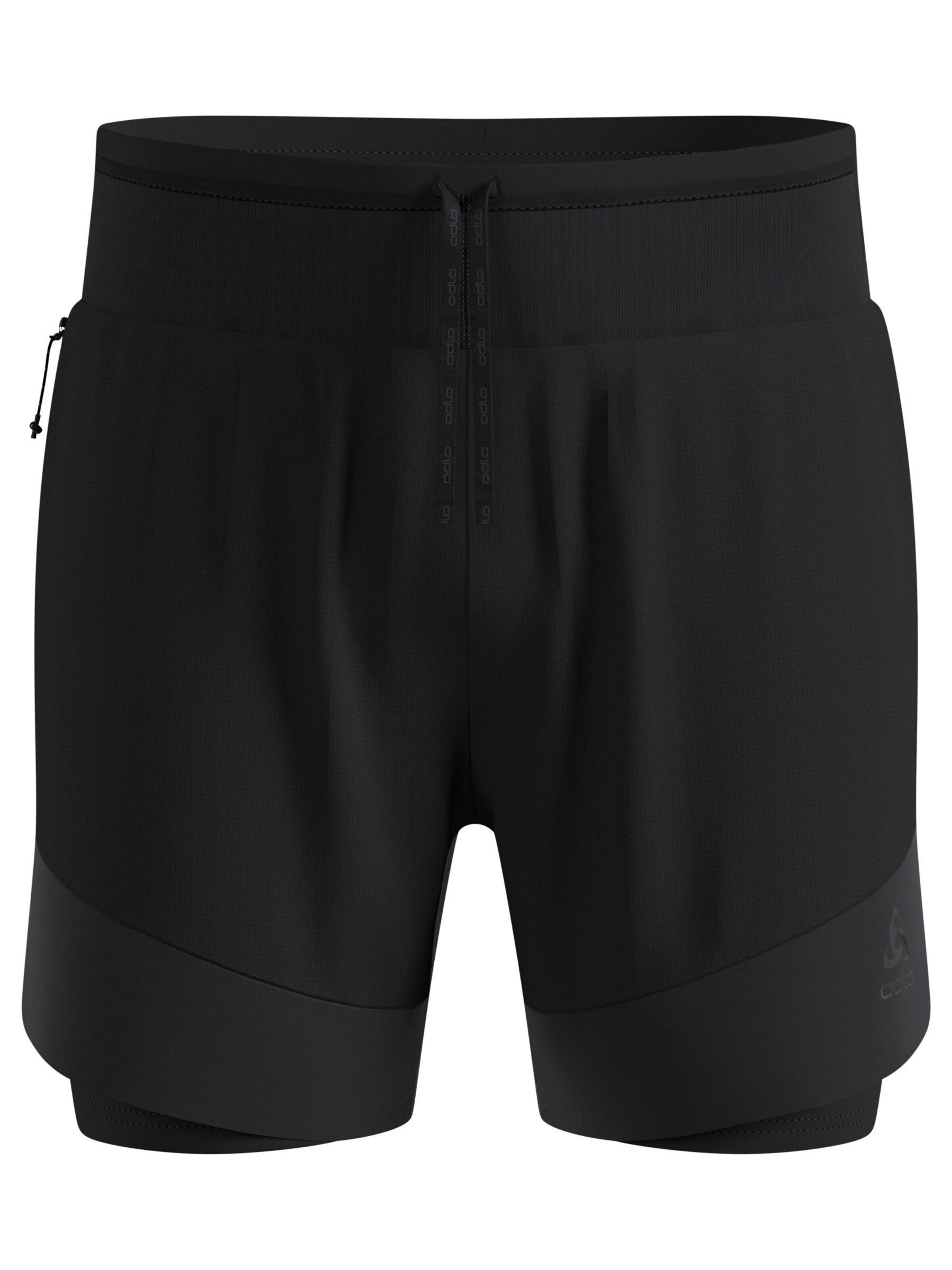 ODLO Workout Pants 'X-ALP TRAIL 6 INCH' in S/Regular in Black, Item view