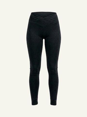 ZUBEK Slimfit Leggings in Zwart: voorkant