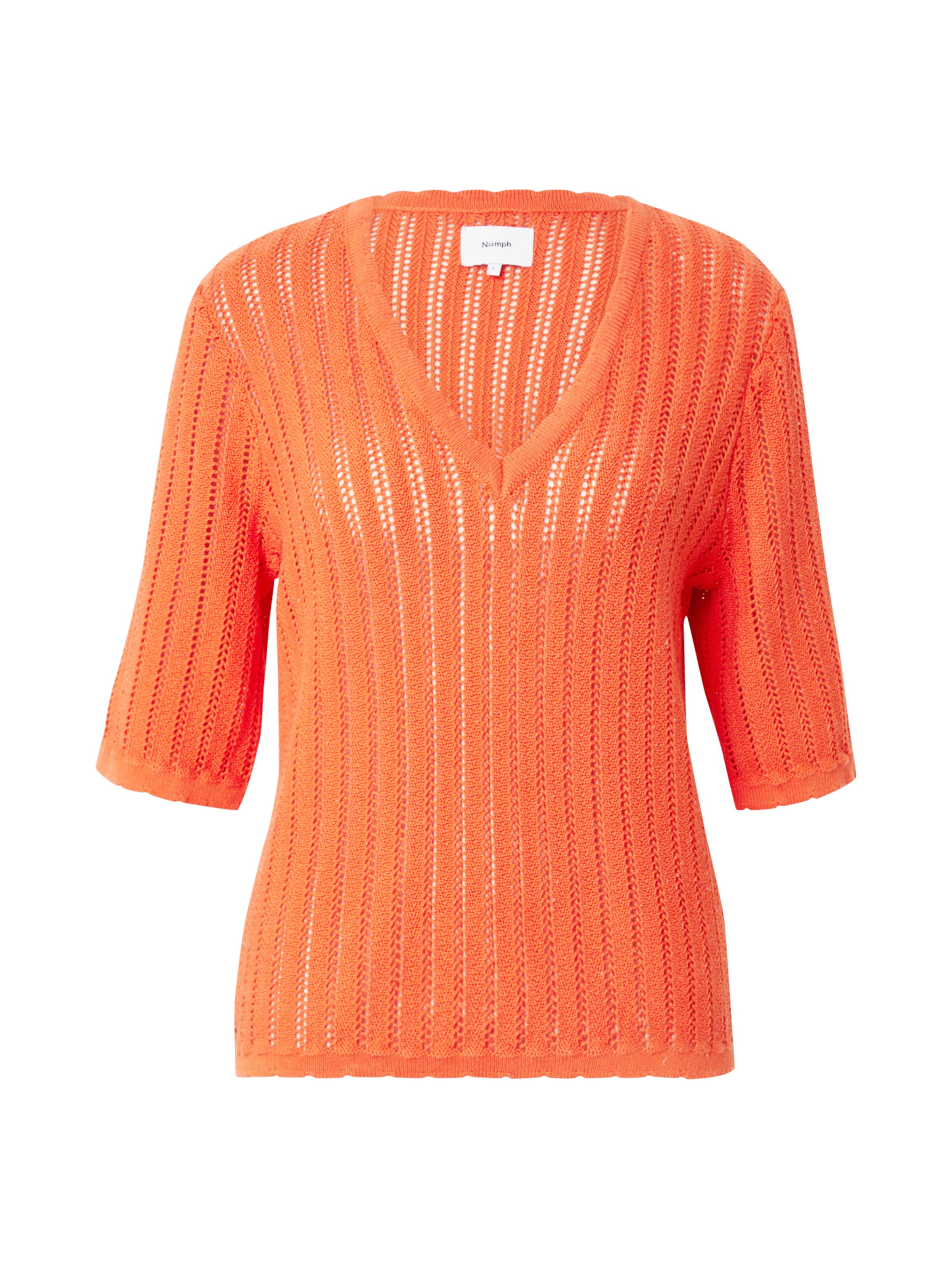 NÜMPH Пуловер 'NUPOELLE' в оранжево: отпред