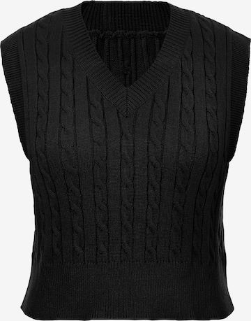 Pulover de la Imily Bela pe negru: față