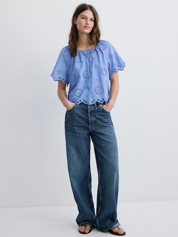 MANGO Bluza 'BROTES' | modra barva