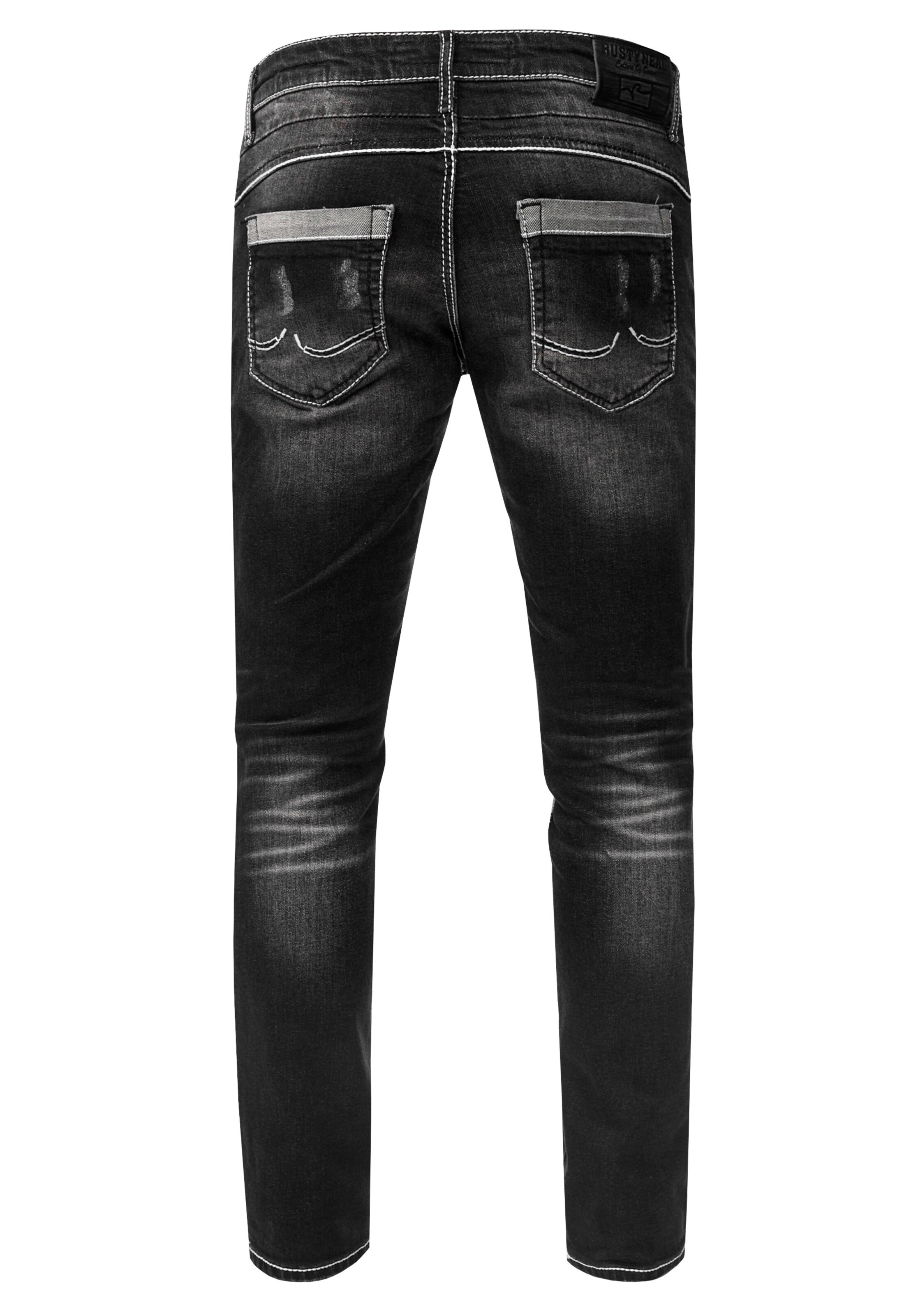 Rusty Neal Regular Jeans 'URUMA' in Zwart