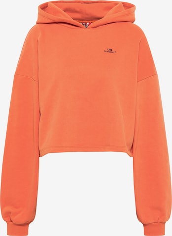 myMo ROCKS - Sudadera en naranja: frente