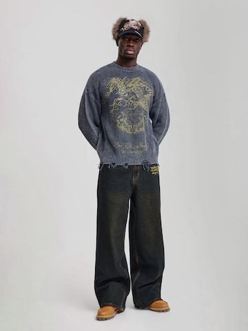 Ed Hardy Pullover 'Los Angeles' in Schwarz