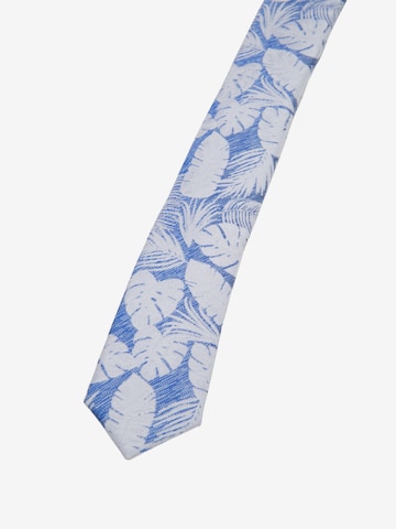 Cravate SEIDENSTICKER en bleu : devant