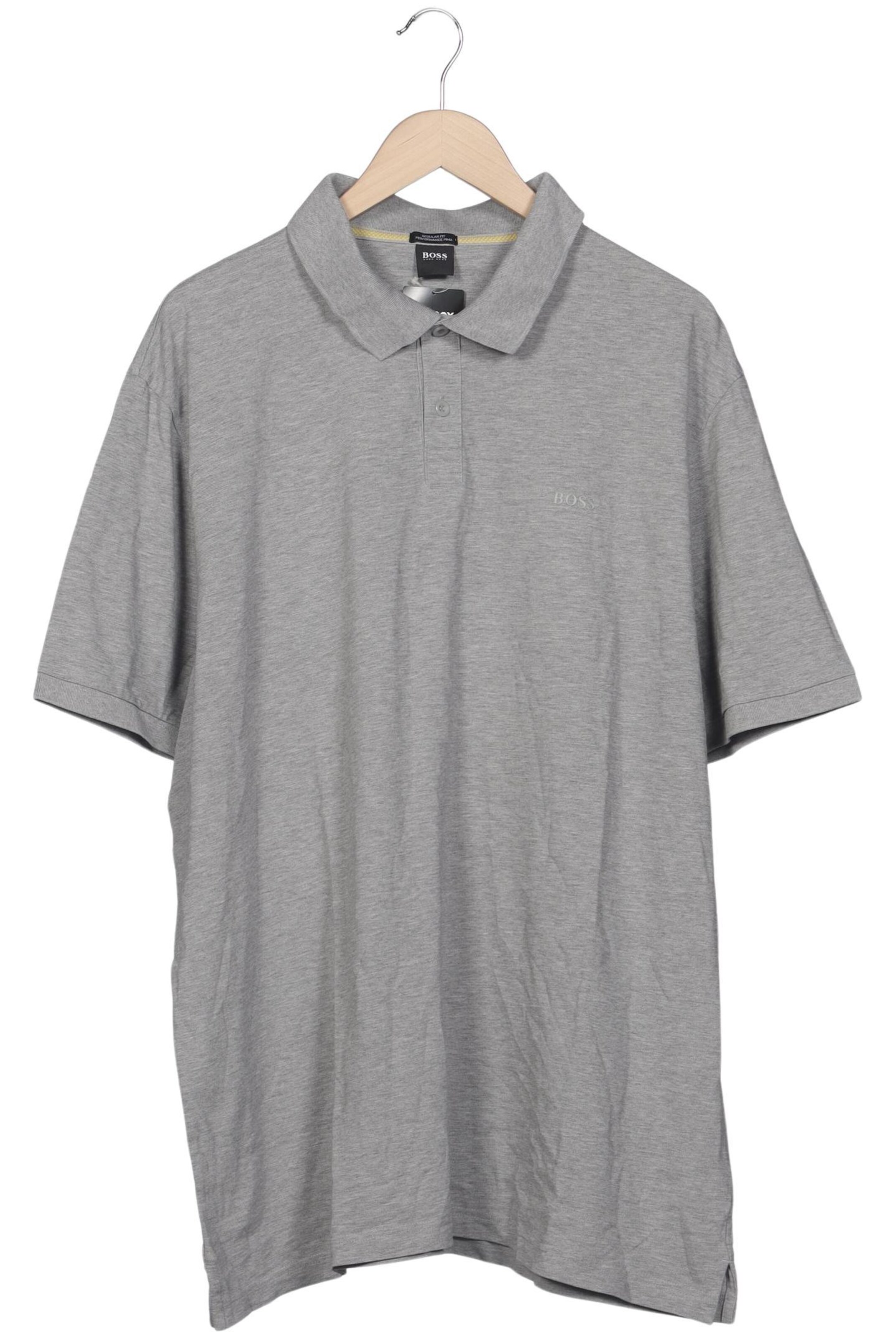 BOSS Black Shirt in 5XL in Grey: front